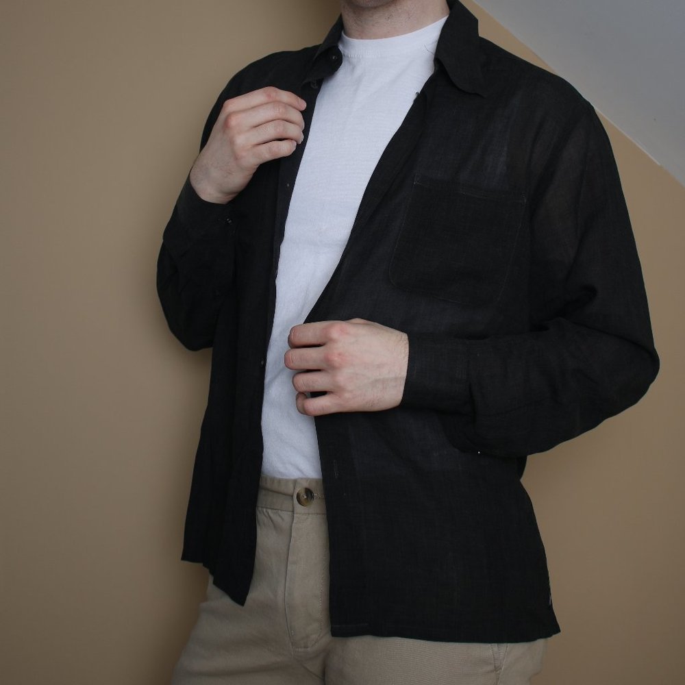 Armani Exchange Mens Button Up